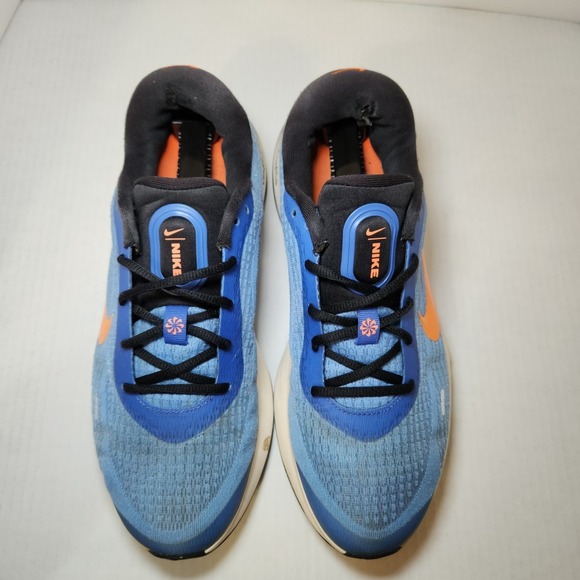 Nike Journey Running Shoes Men's Size 10 Blue Orange Running Training FN0228-400 - Picture 10 of 12